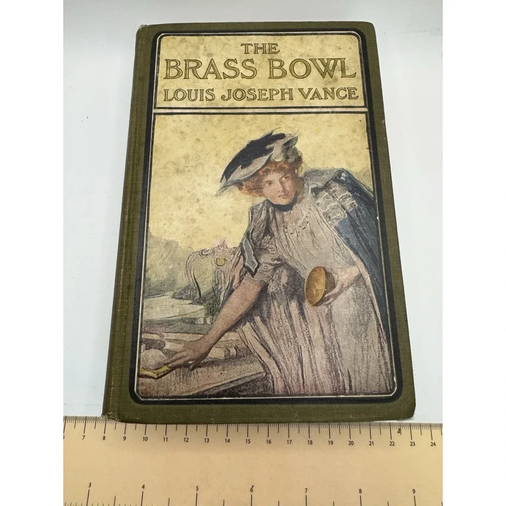 Vintage Book by Louis Joseph VANCE‎  -The BRASS BOWL First Edition 1907